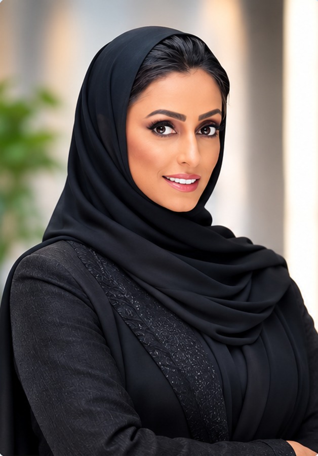 Portrait of Mrs. Aisha Mohammed, Founder of A1 HR Consultancy LLC